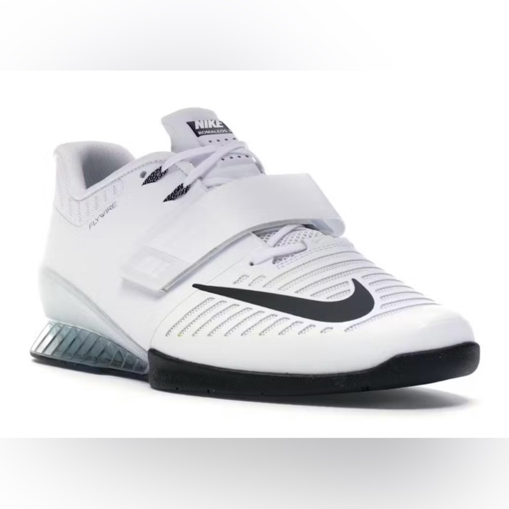 Nike Romaleos 3 Weightlifting Shoes White Black size 10.5